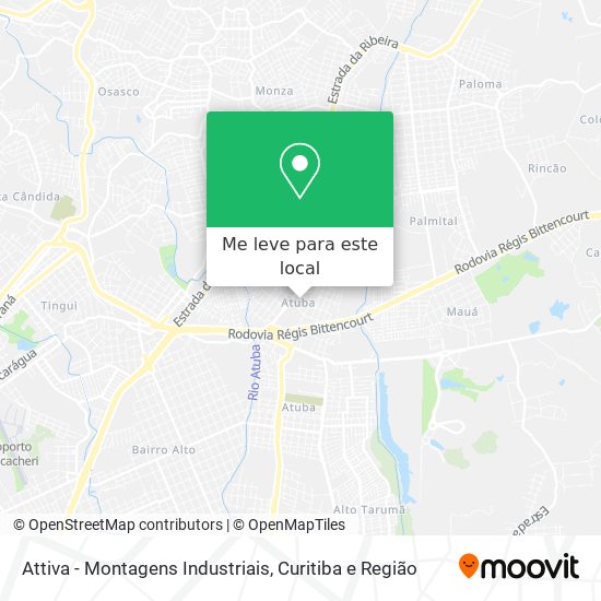 Attiva - Montagens Industriais mapa