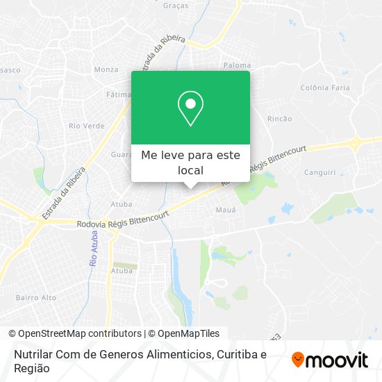 Nutrilar Com de Generos Alimenticios mapa
