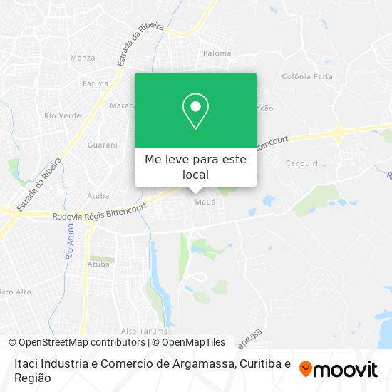 Itaci Industria e Comercio de Argamassa mapa