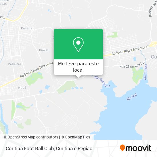 Coritiba Foot Ball Club mapa