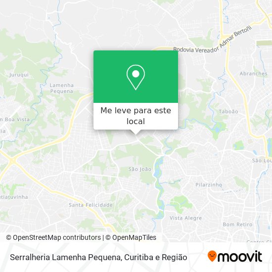 Serralheria Lamenha Pequena mapa