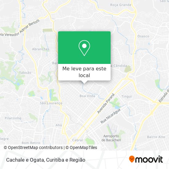 Cachale e Ogata mapa
