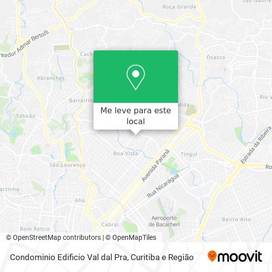 Condominio Edificio Val dal Pra mapa