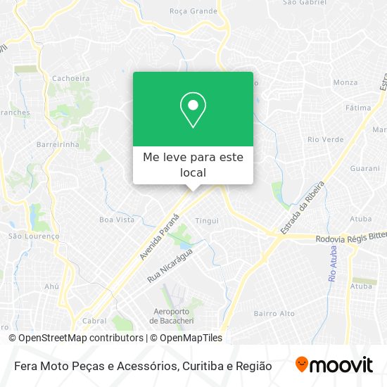 Fera Moto Peças e Acessórios mapa