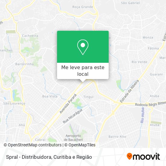 Spral - Distribuidora mapa