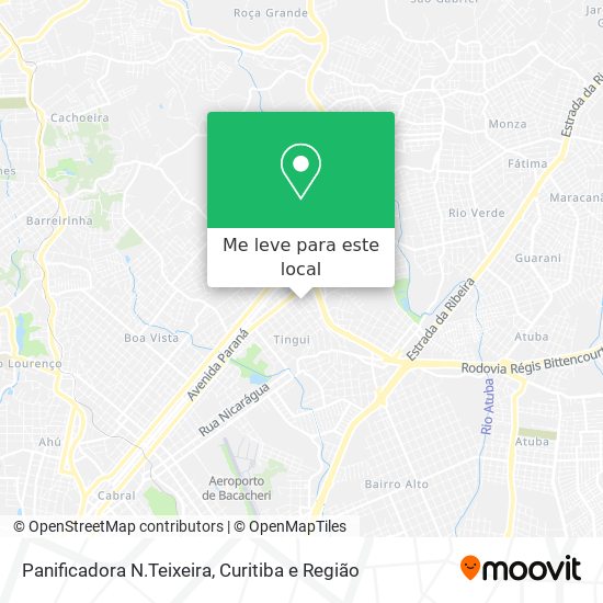 Panificadora N.Teixeira mapa