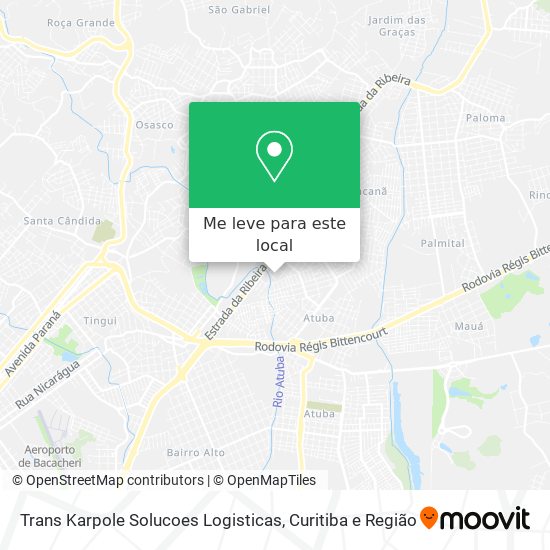 Trans Karpole Solucoes Logisticas mapa