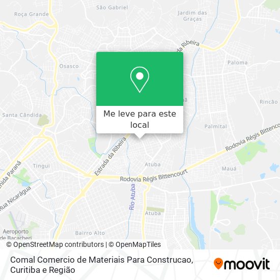 Comal Comercio de Materiais Para Construcao mapa