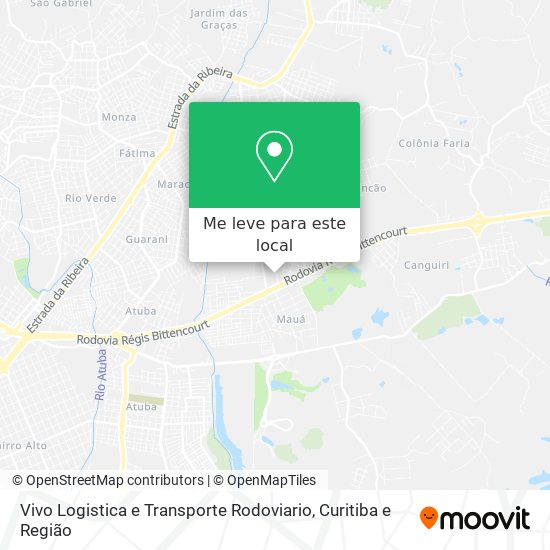 Vivo Logistica e Transporte Rodoviario mapa