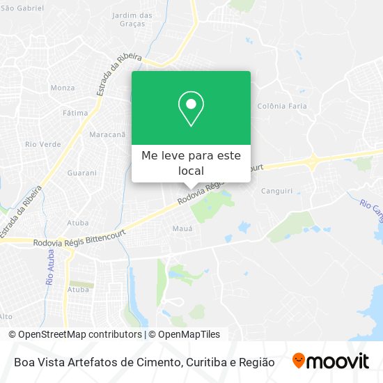 Boa Vista Artefatos de Cimento mapa