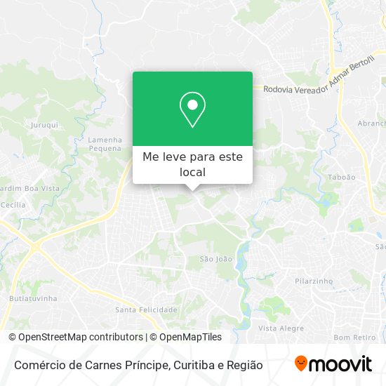Comércio de Carnes Príncipe mapa