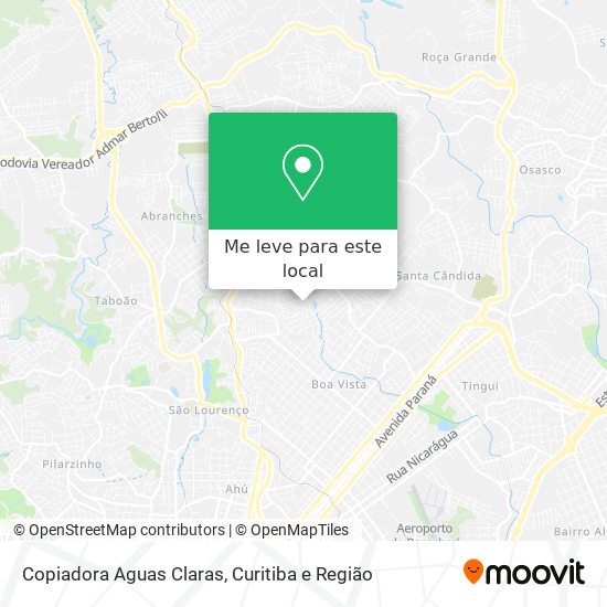 Copiadora Aguas Claras mapa