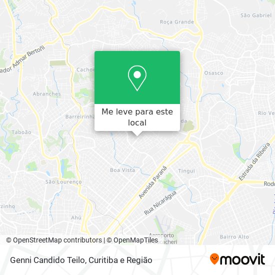 Genni Candido Teilo mapa