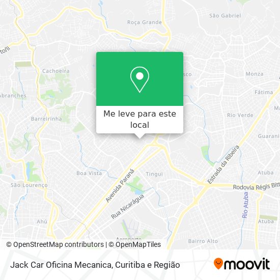 Jack Car Oficina Mecanica mapa