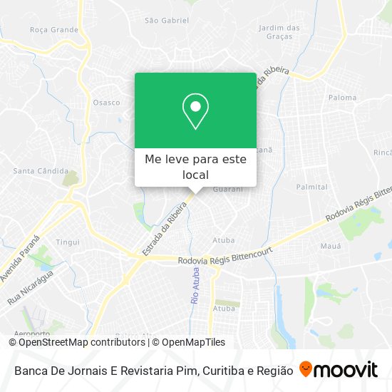 Banca De Jornais E Revistaria Pim mapa