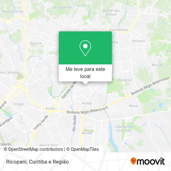 Ricopani mapa