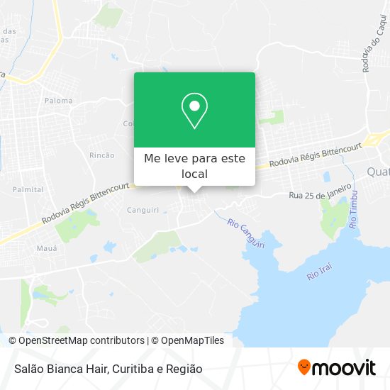 Salão Bianca Hair mapa