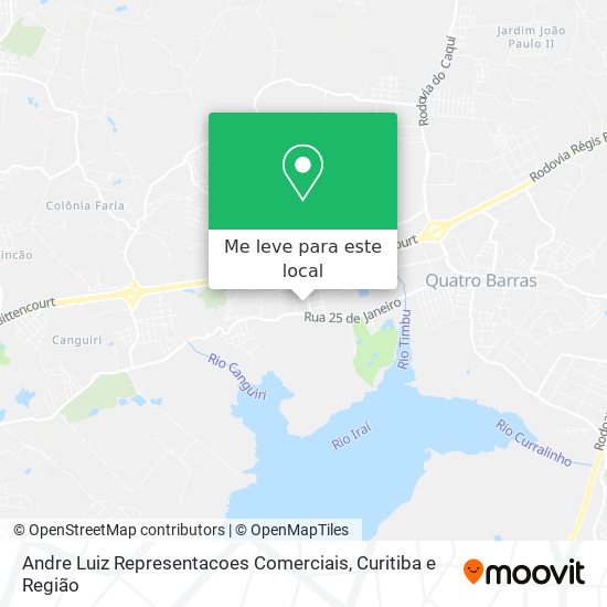 Andre Luiz Representacoes Comerciais mapa