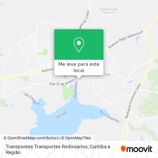 Transpontes Transportes Rodoviarios mapa