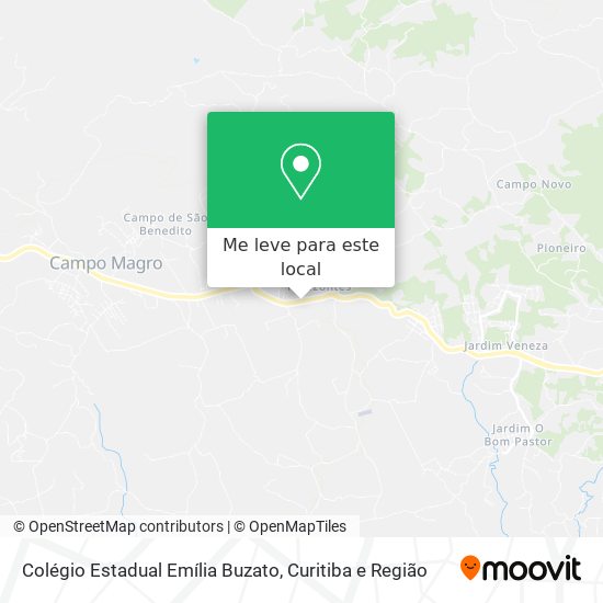 Colégio Estadual Emília Buzato mapa