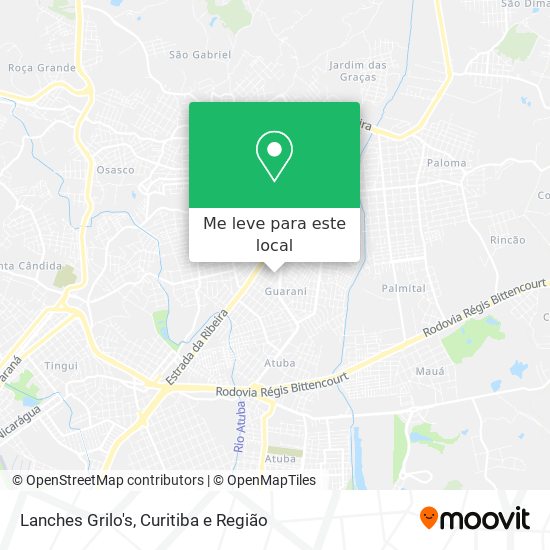 Lanches Grilo's mapa