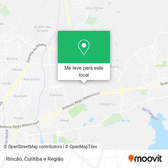 Rincão mapa