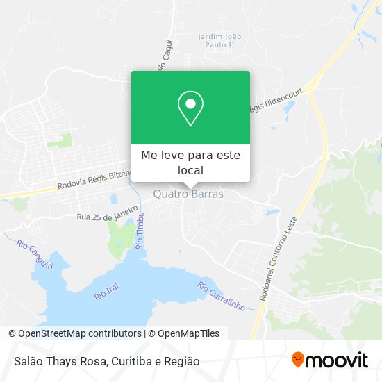 Salão Thays Rosa mapa