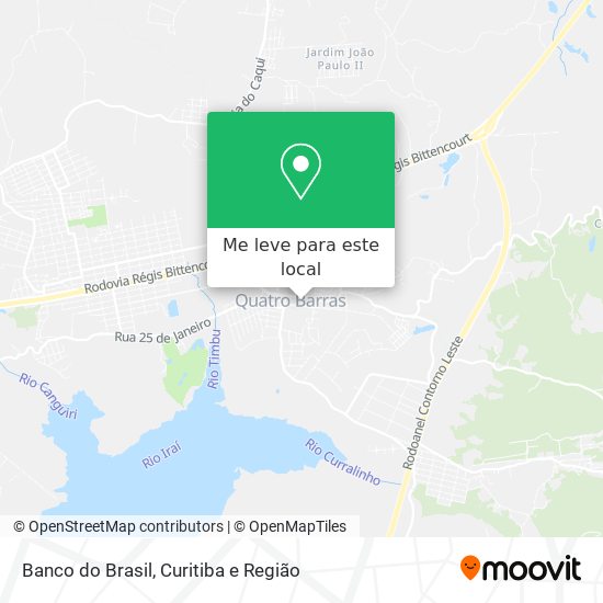 Banco do Brasil mapa