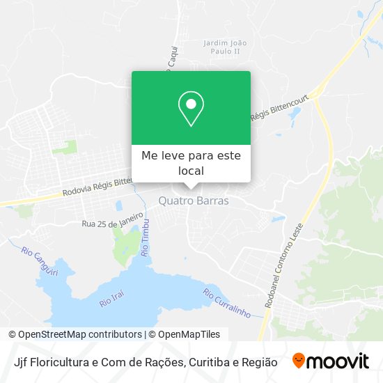 Jjf Floricultura e Com de Rações mapa