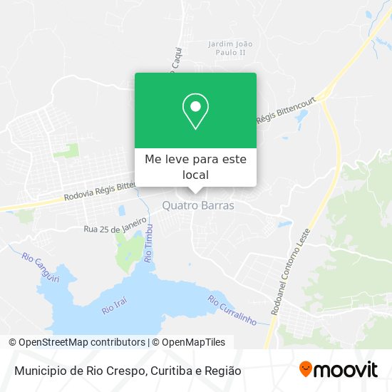 Municipio de Rio Crespo mapa