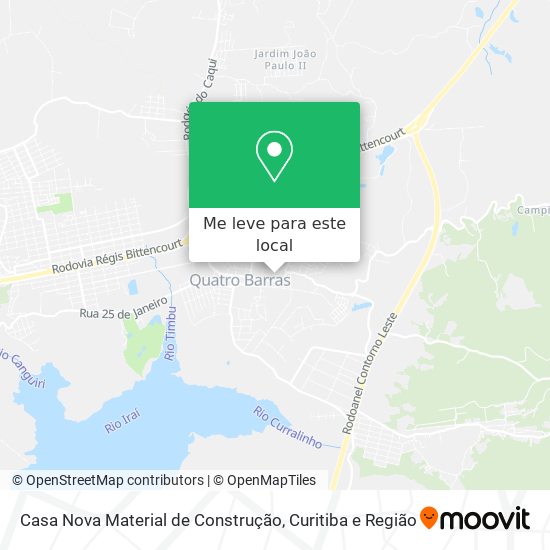 Casa Nova Material de Construção mapa