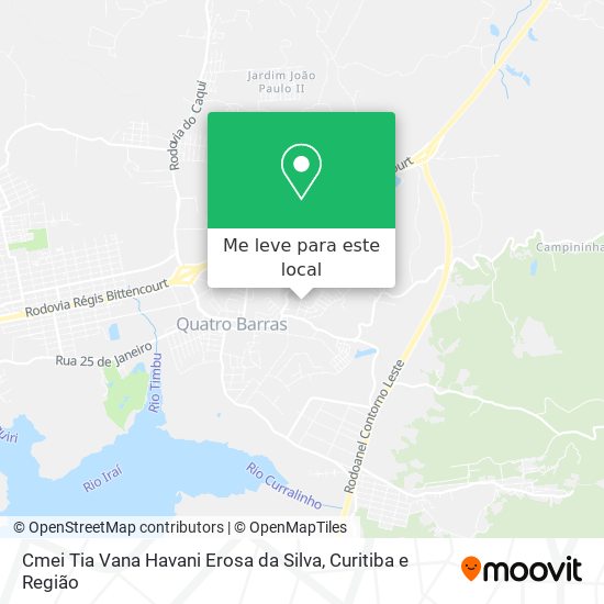 Cmei Tia Vana Havani Erosa da Silva mapa