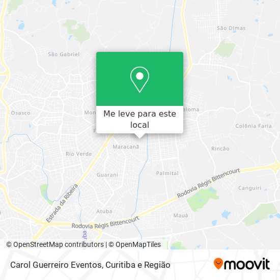 Carol Guerreiro Eventos mapa