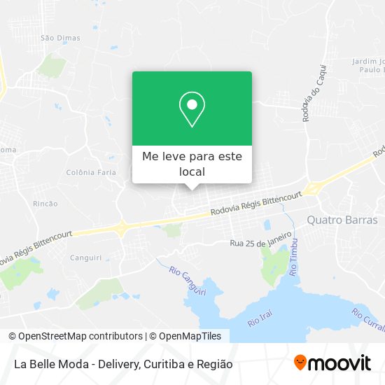 La Belle Moda - Delivery mapa