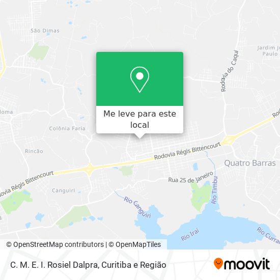 C. M. E. I. Rosiel Dalpra mapa