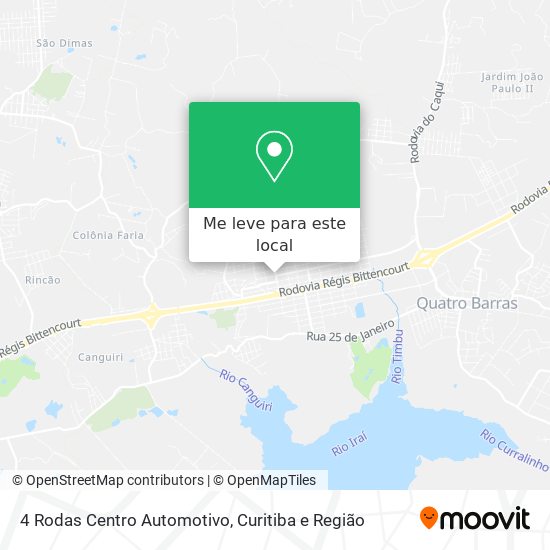 4 Rodas Centro Automotivo mapa
