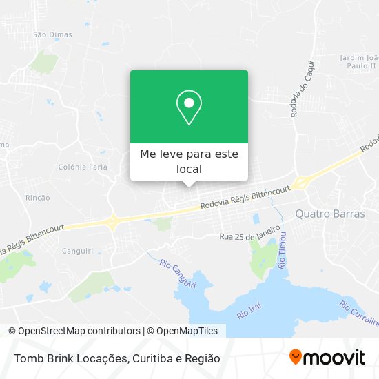 Tomb Brink Locações mapa