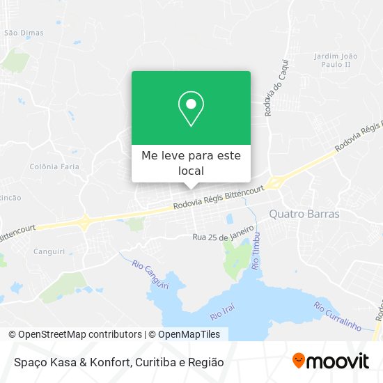 Spaço Kasa & Konfort mapa
