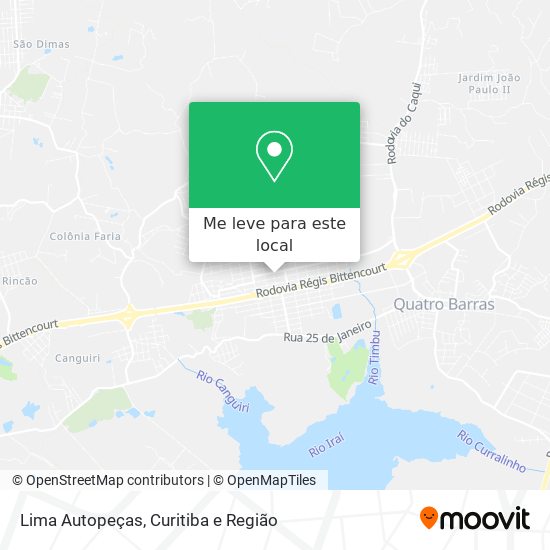 Lima Autopeças mapa