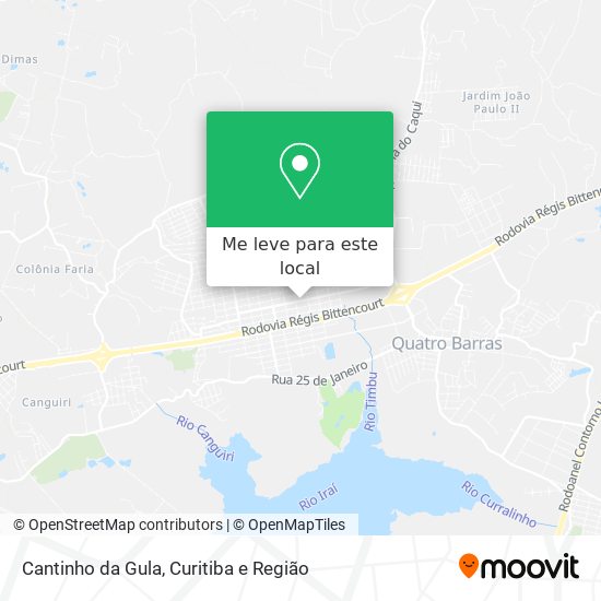 Cantinho da Gula mapa