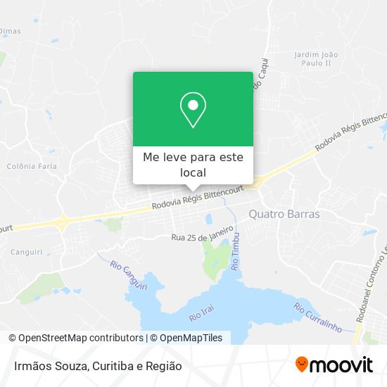 Irmãos Souza mapa