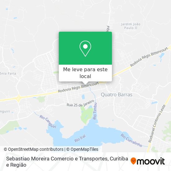 Sebastiao Moreira Comercio e Transportes mapa