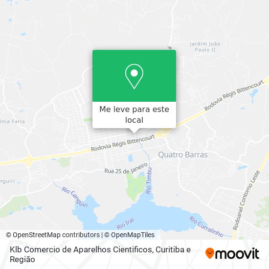 Klb Comercio de Aparelhos Cientificos mapa