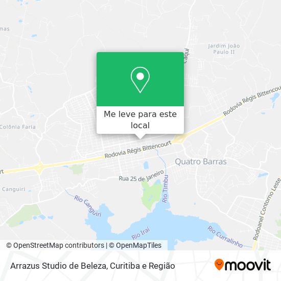 Arrazus Studio de Beleza mapa