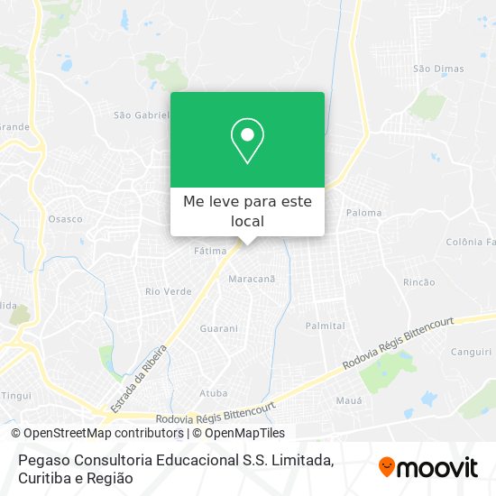 Pegaso Consultoria Educacional S.S. Limitada mapa
