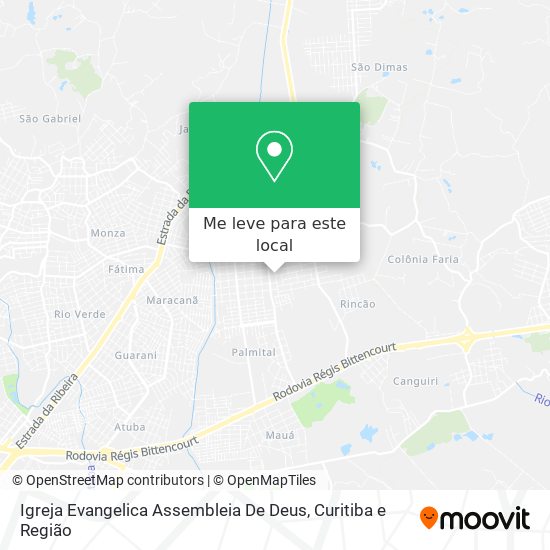 Igreja Evangelica Assembleia De Deus mapa