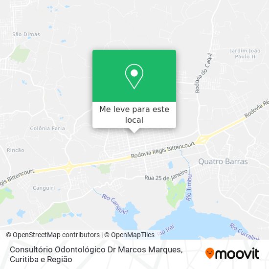 Consultório Odontológico Dr Marcos Marques mapa