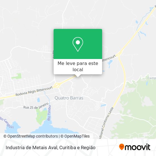Industria de Metais Aval mapa