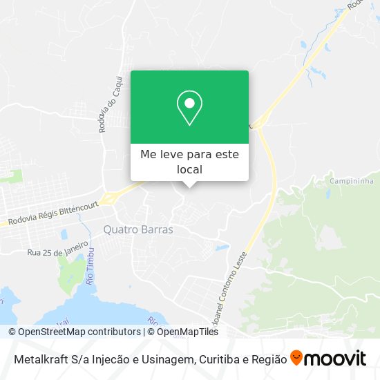 Metalkraft S / a Injecão e Usinagem mapa