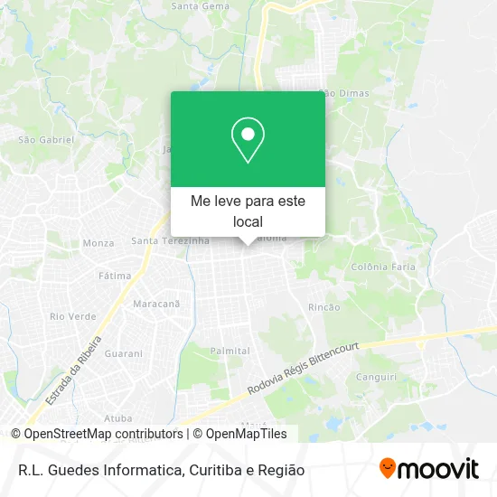 R.L. Guedes Informatica mapa